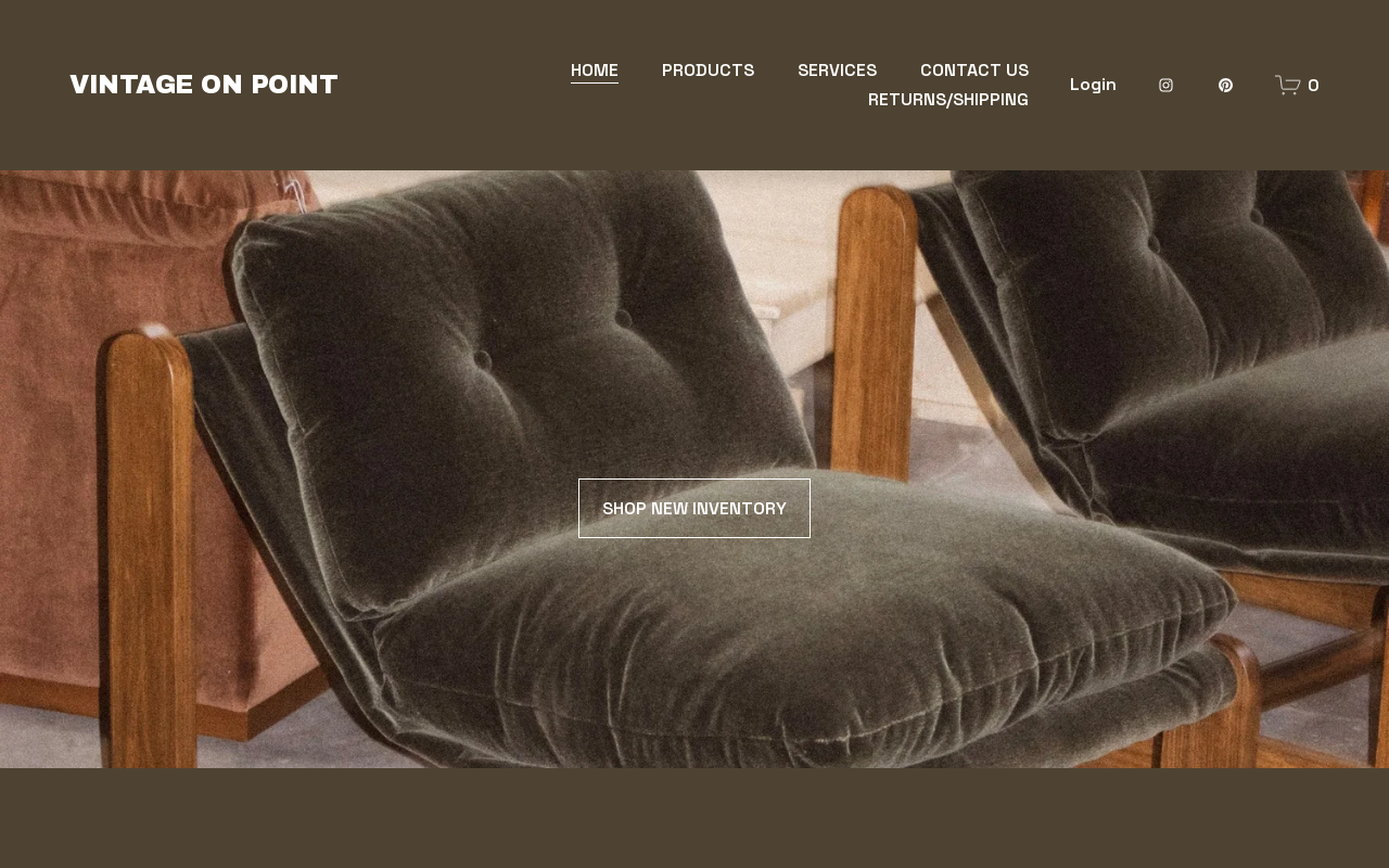 Vintage On Point website preview