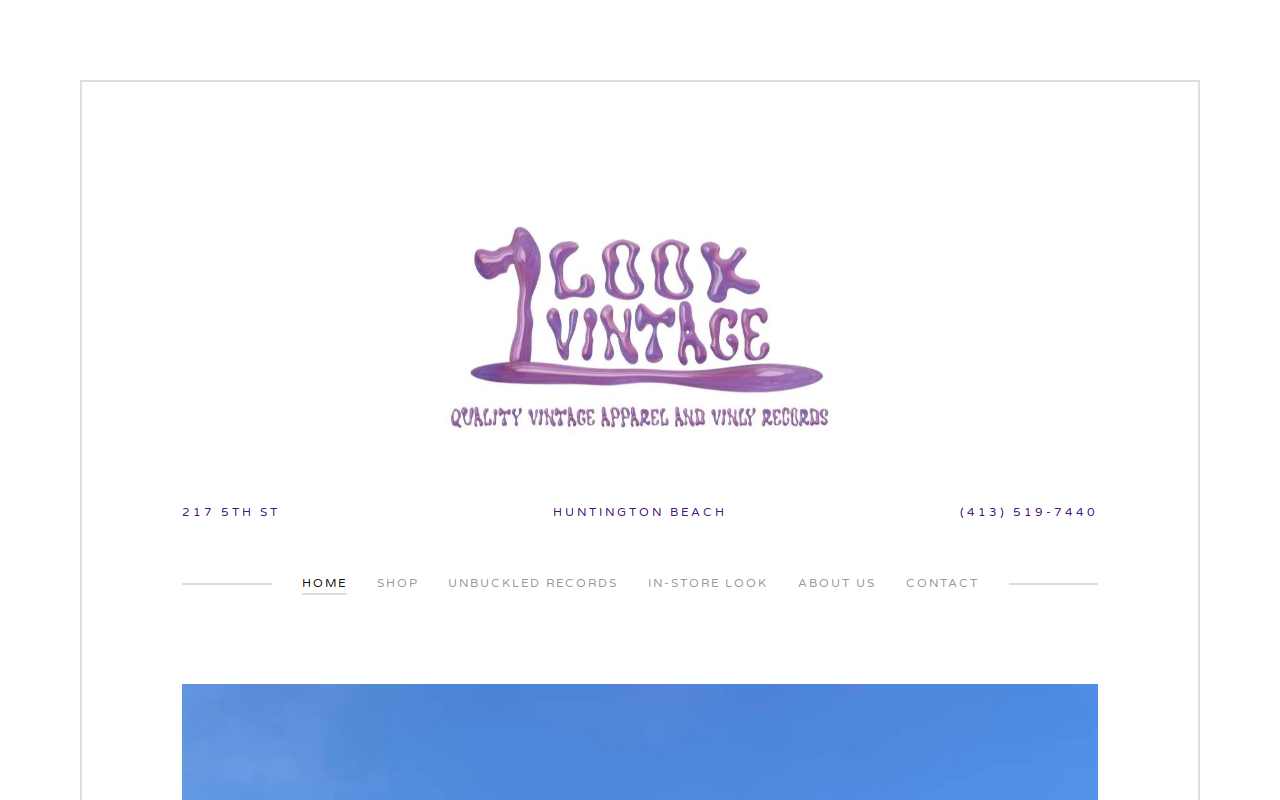 1 Look Vintage website preview