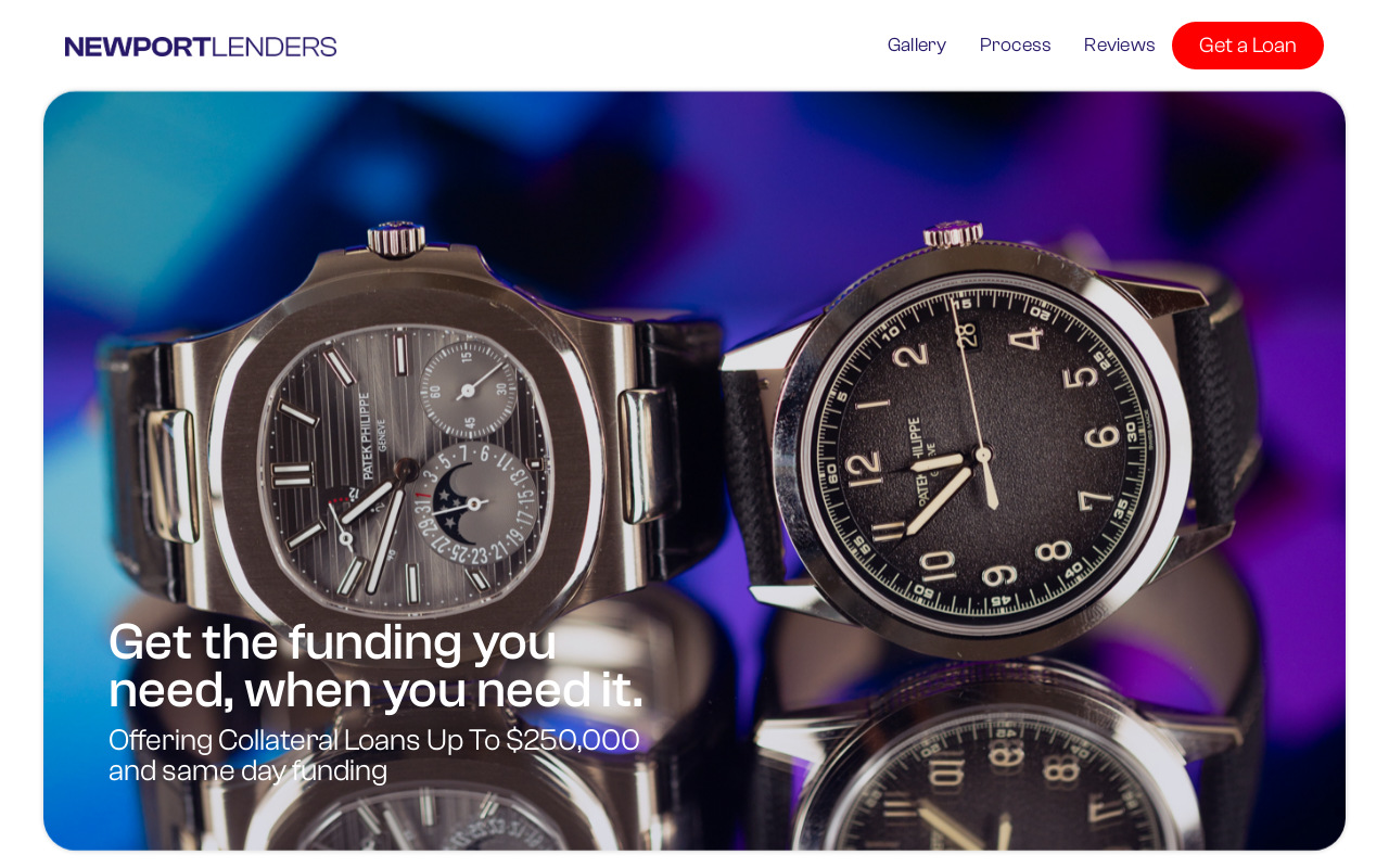 Newport Lenders website preview