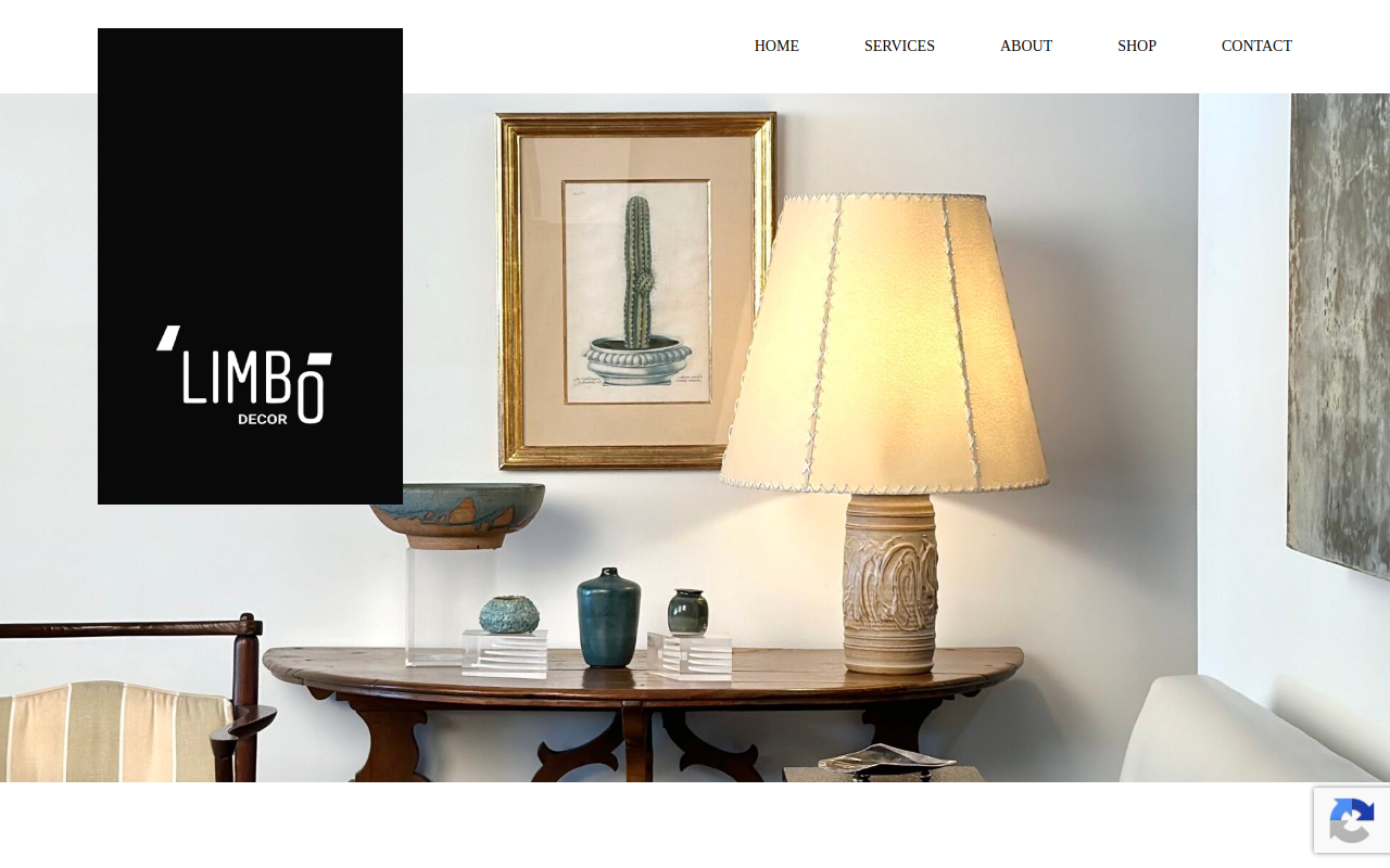 Limbo Decor website preview