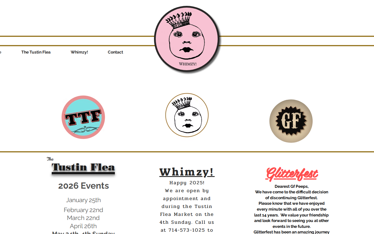 Whimzy website preview