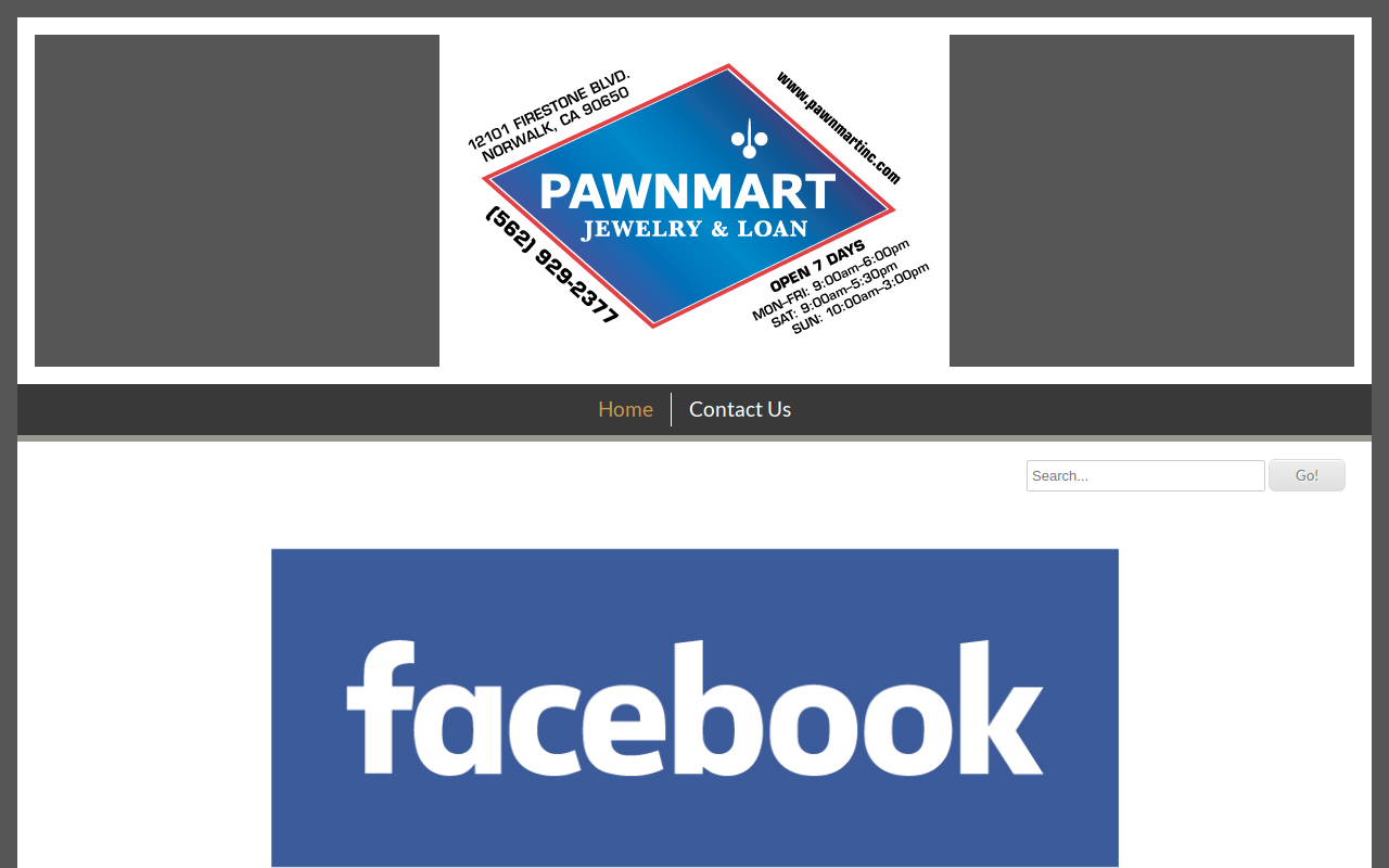 Pawnmart Jewelry & Loan website preview