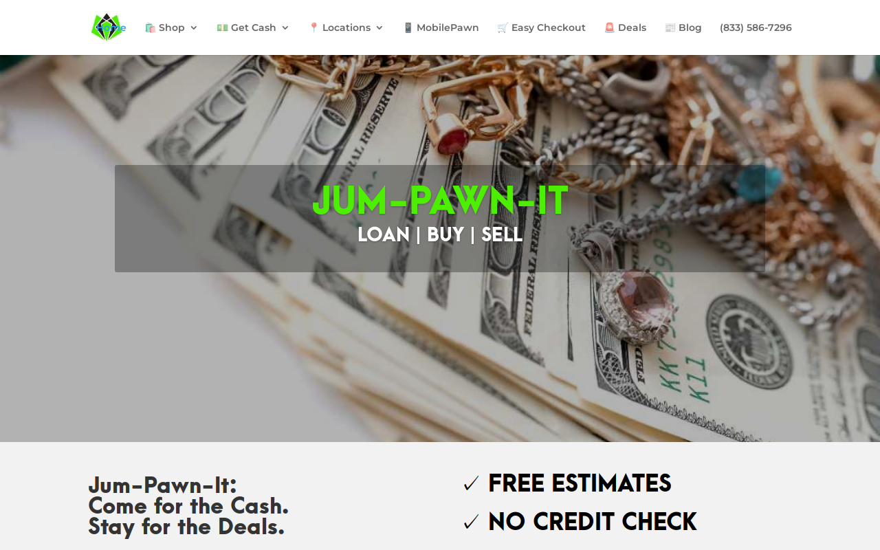 Jum-pawn-it website preview