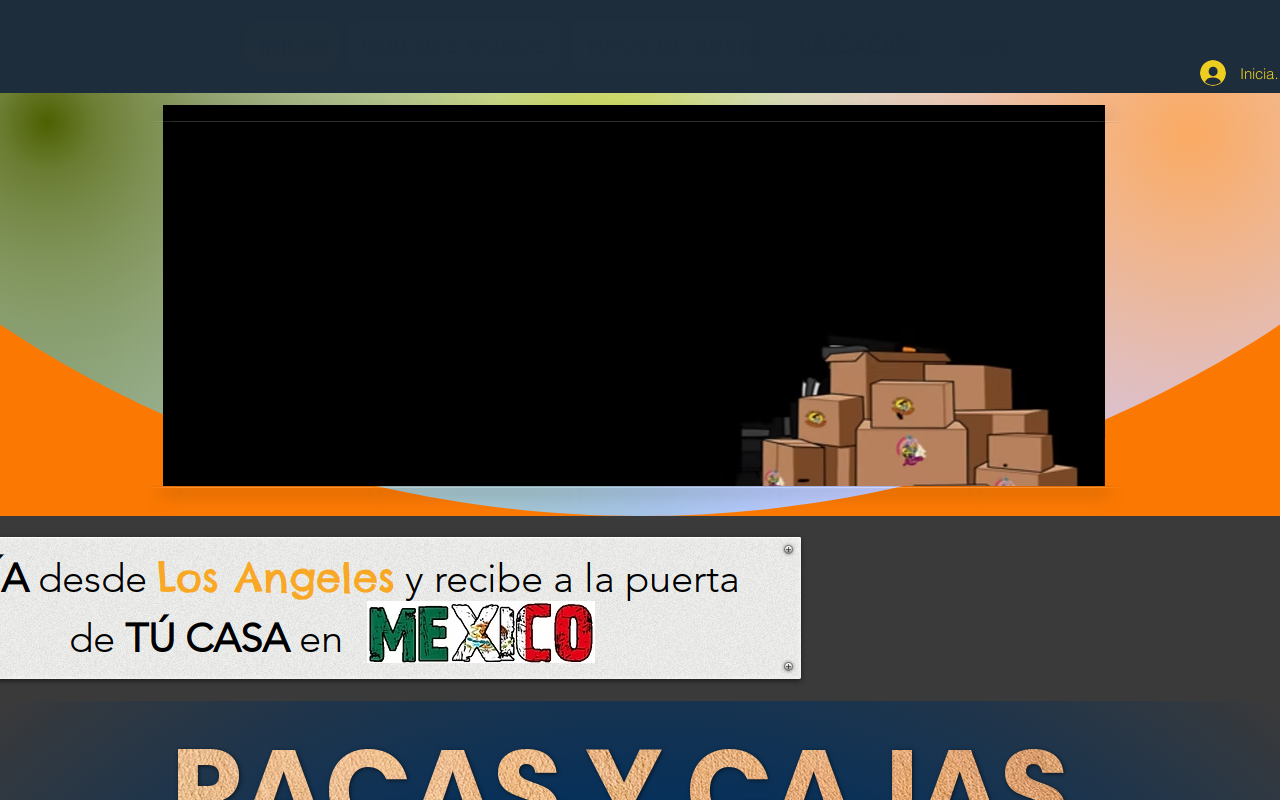 La Paca y mas website preview