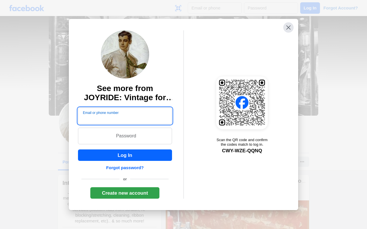 Joyride website preview