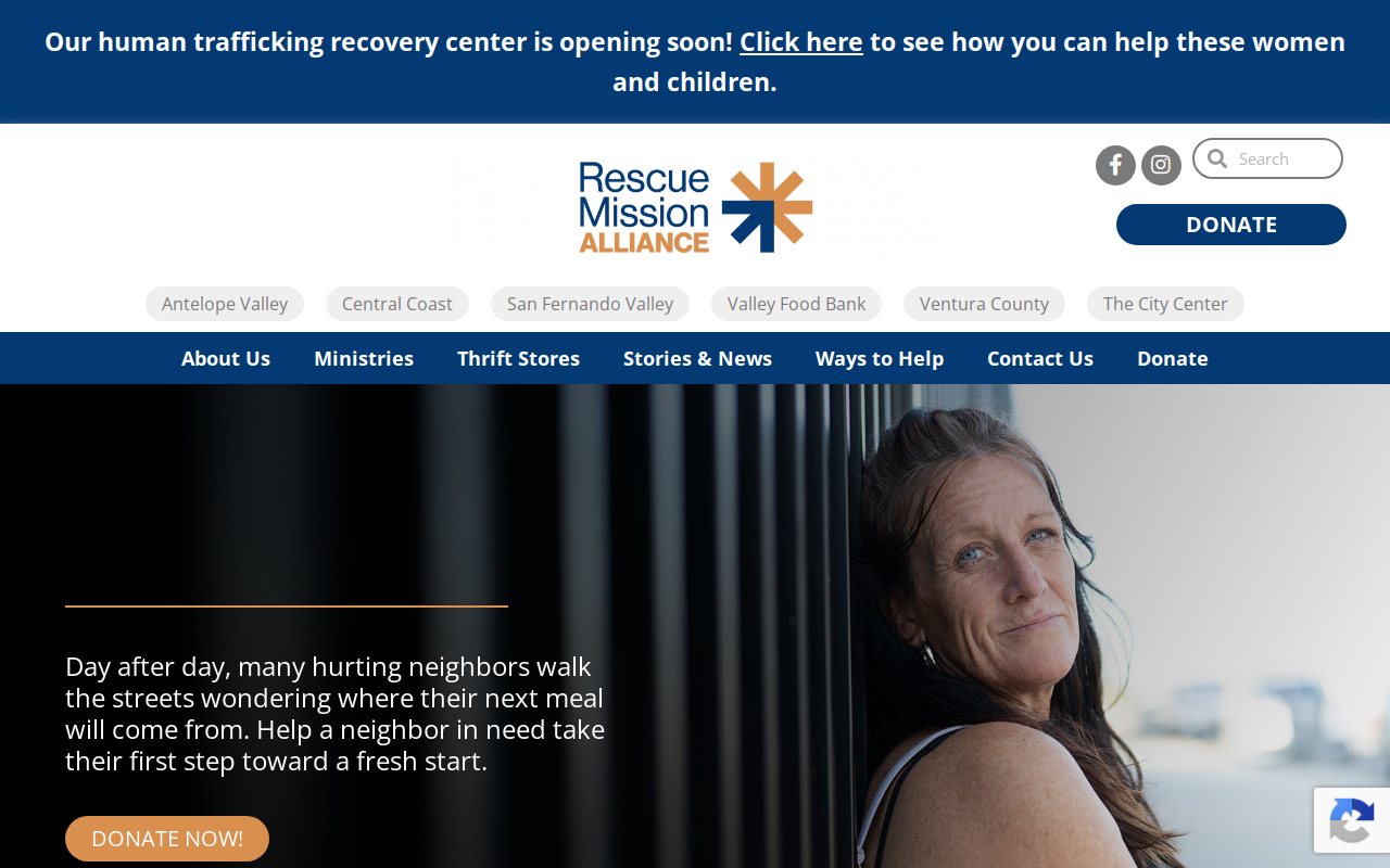 Mission Bargain Center website preview
