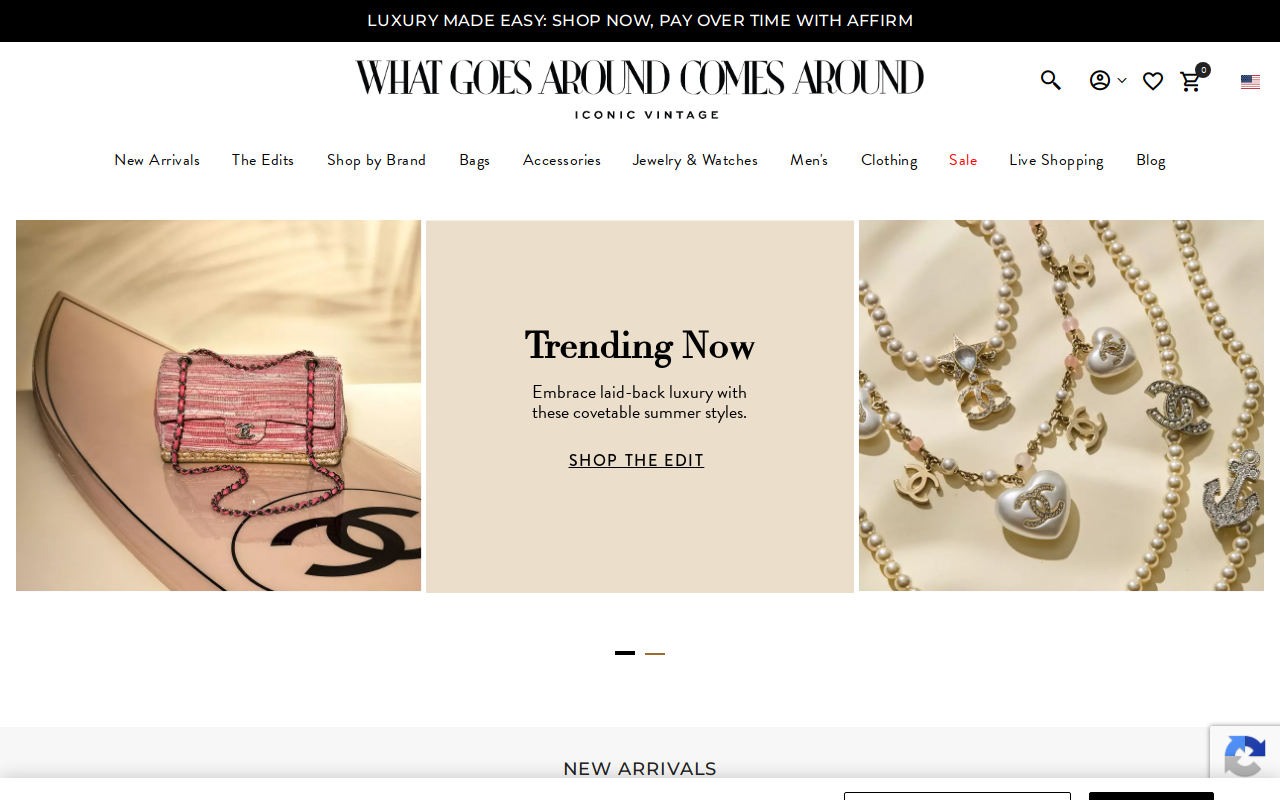 What Goes Around Comes Around website preview