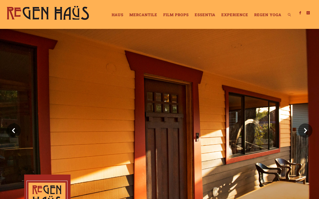 ReGEN Haus website preview