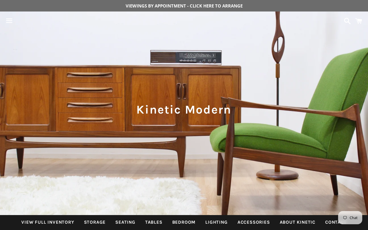 Kinetic Modern website preview