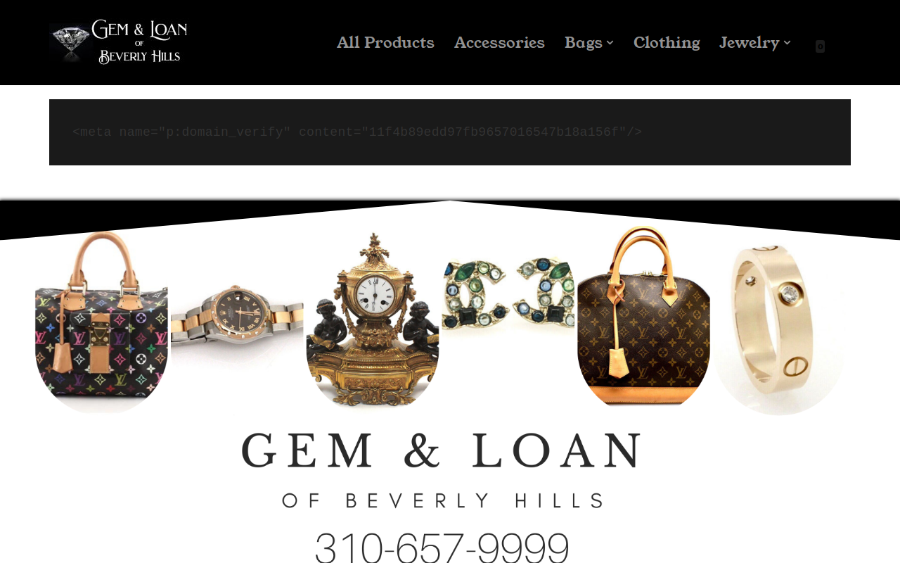 Gem and Loan of Beverly Hills website preview