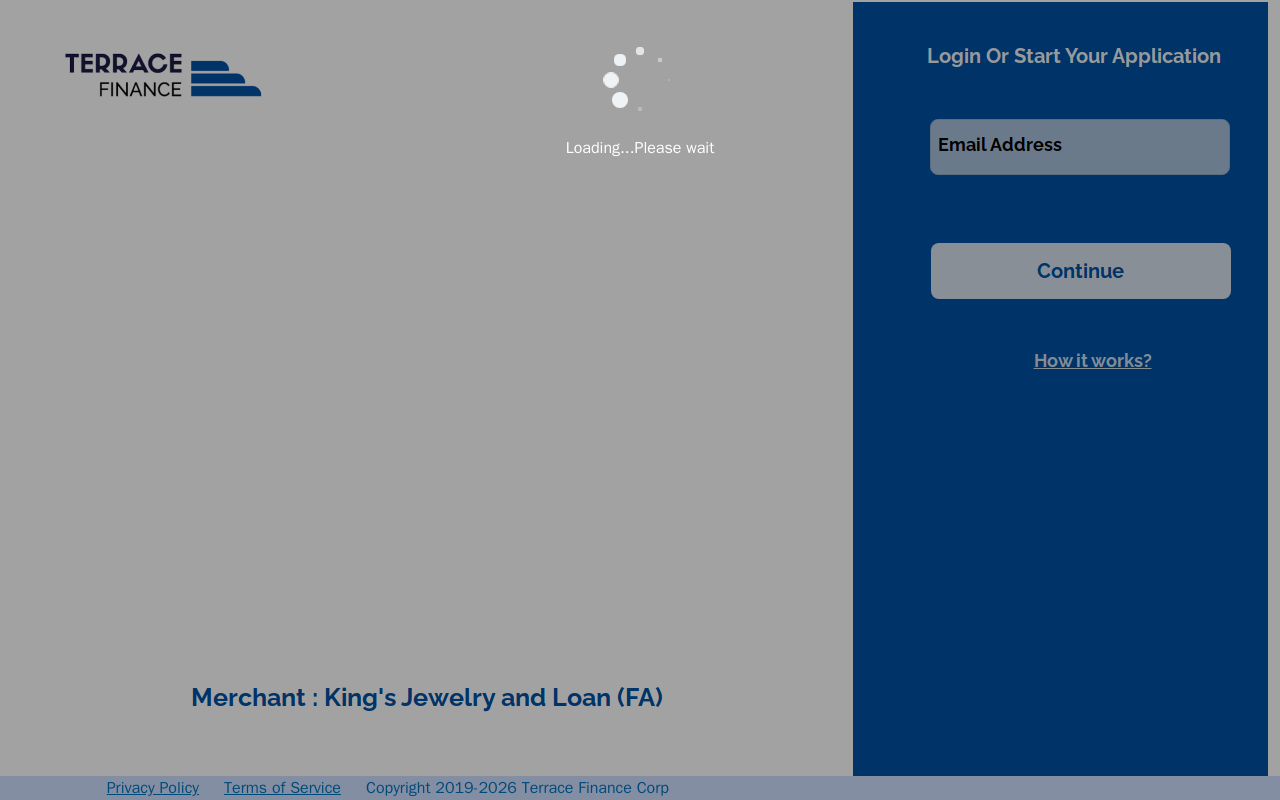 King's Jewelry and Loan website preview