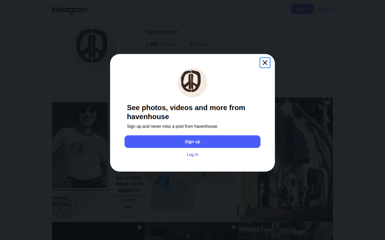 Haven House website preview