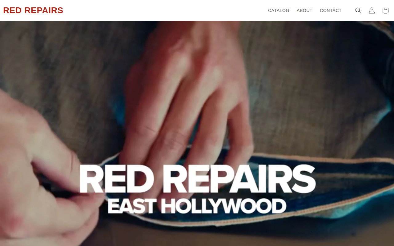 Red Vintage Co. website preview