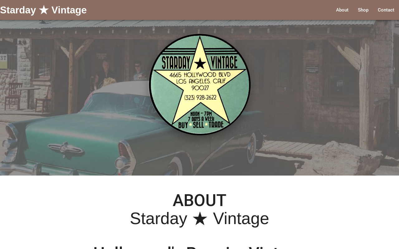 Starday Vintage website preview