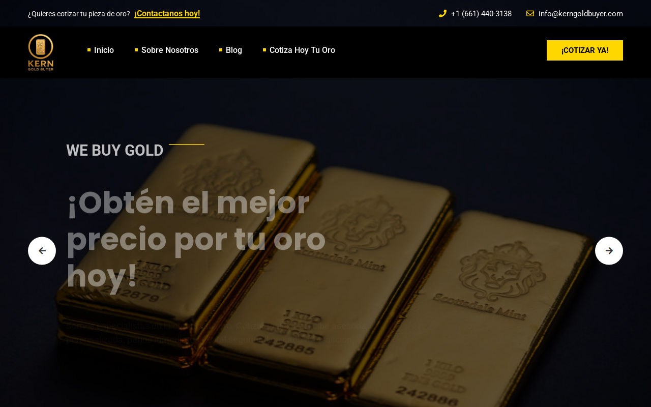 Kern Gold Buyer website preview