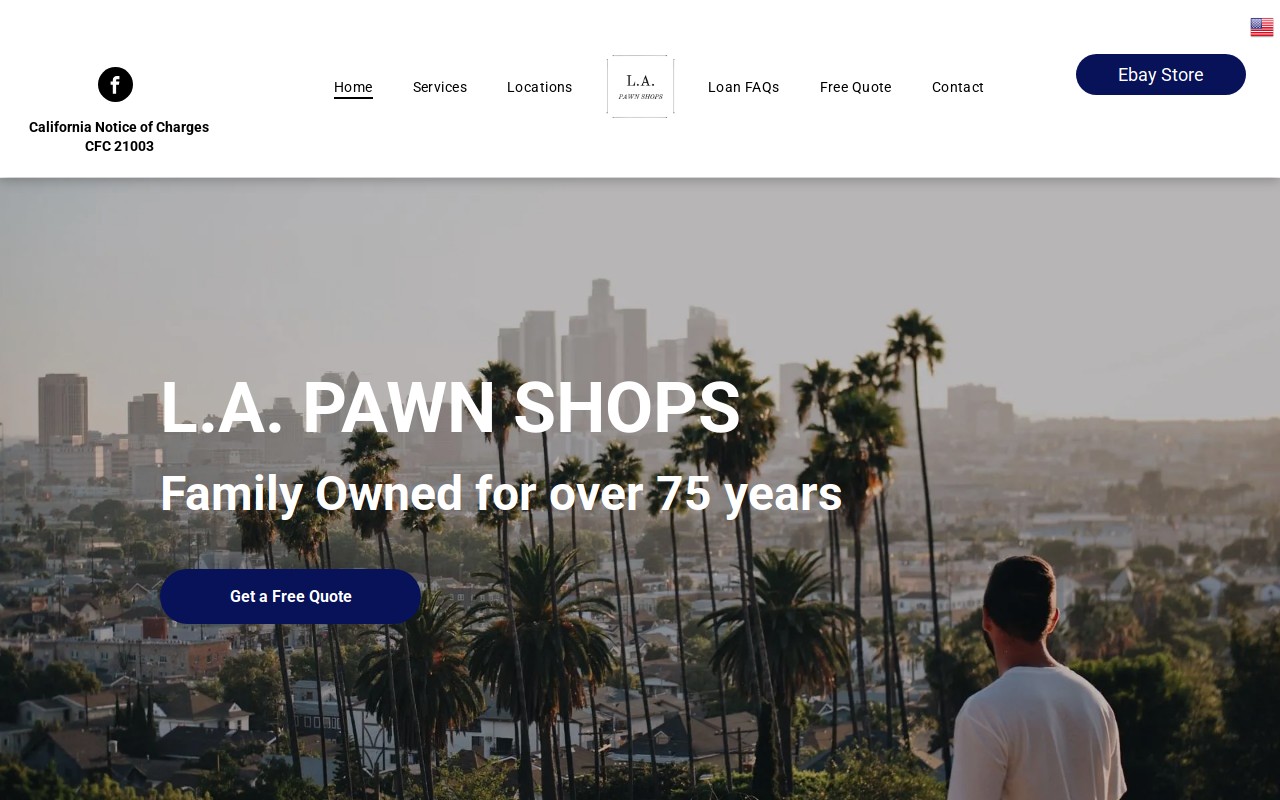 Dave Tipp Jewelry & Loan website preview