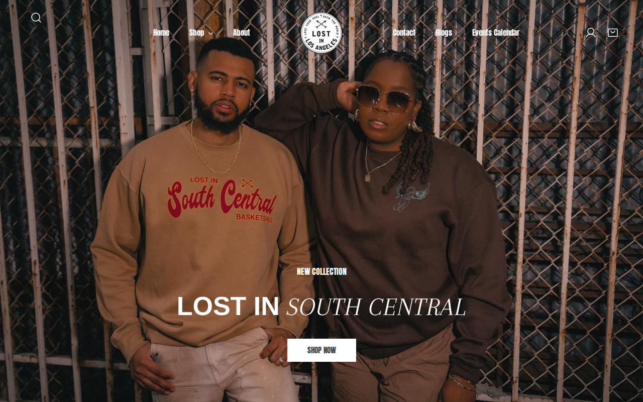 The Small Shop LA website preview