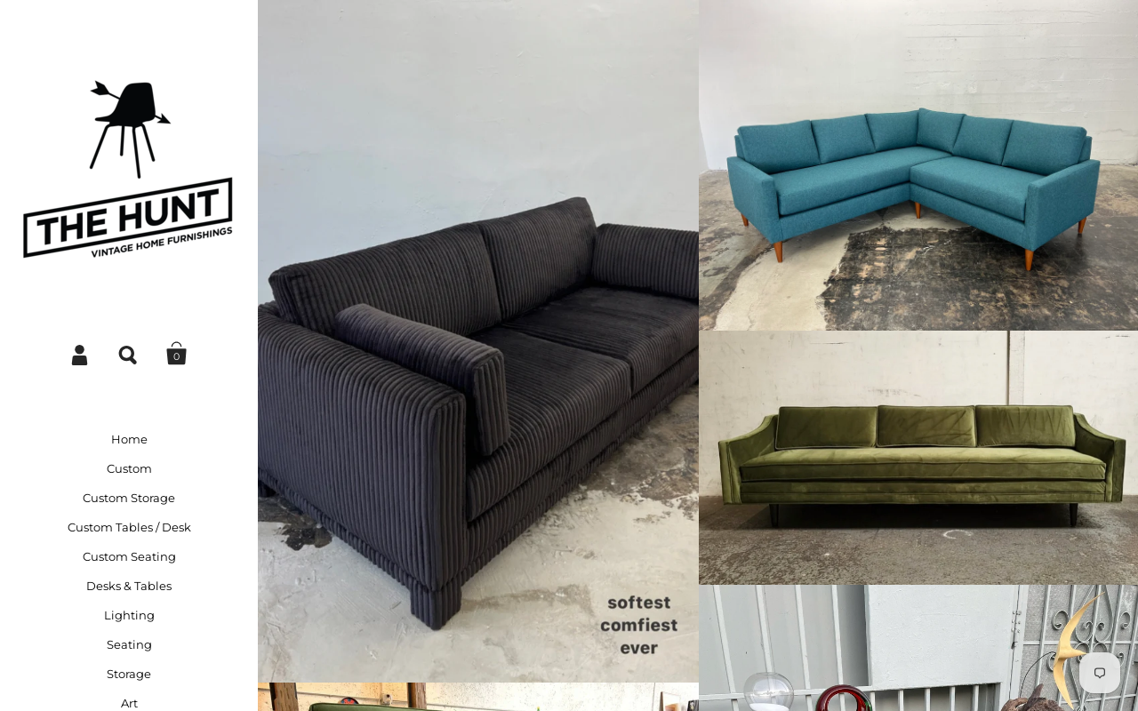 The Hunt Vintage website preview