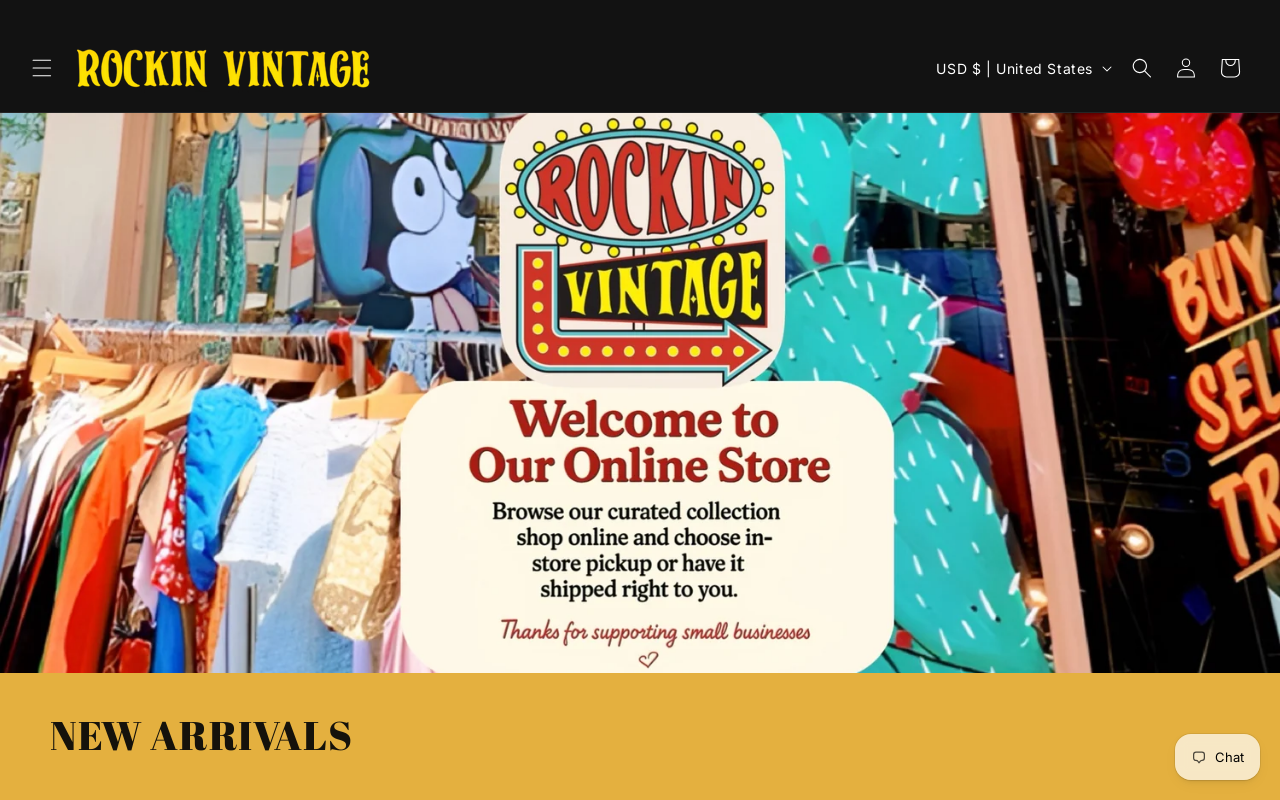 Rockin Vintage website preview