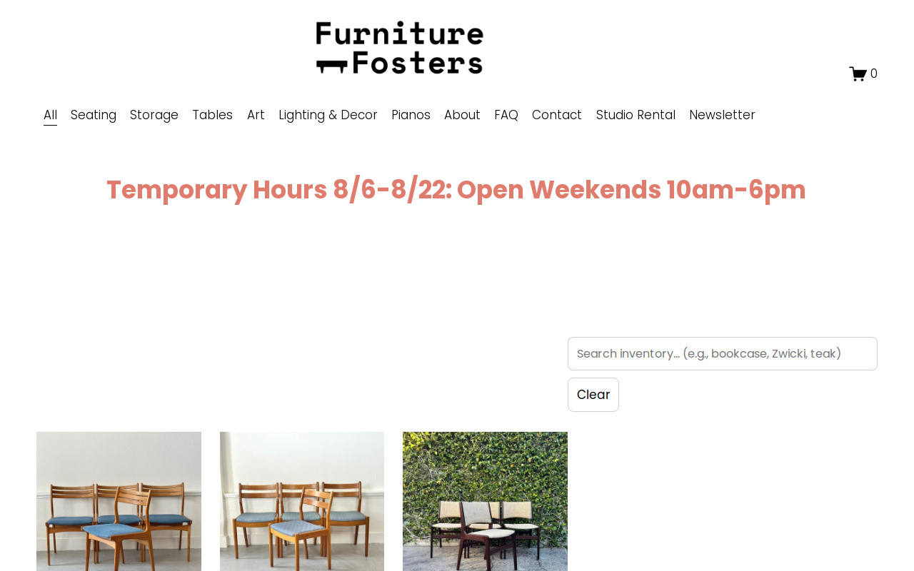 Furniture Fosters website preview