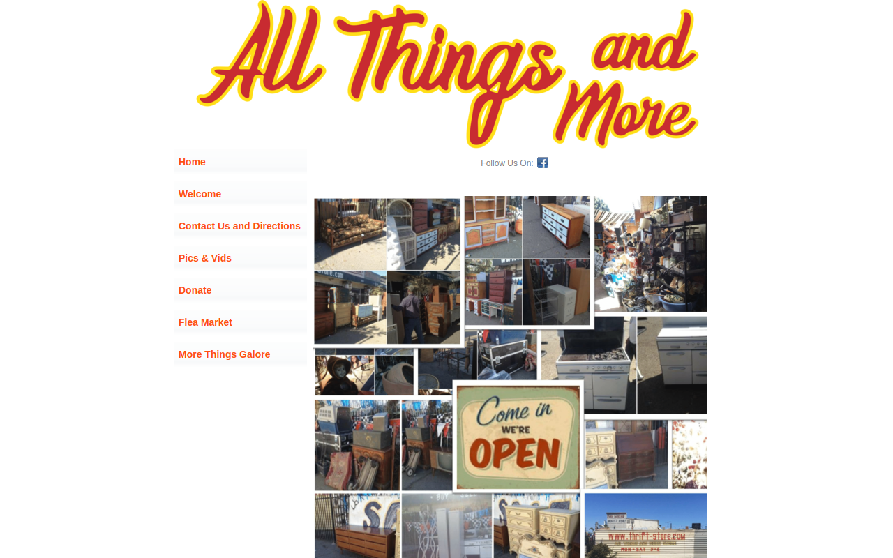 All Things and More website preview