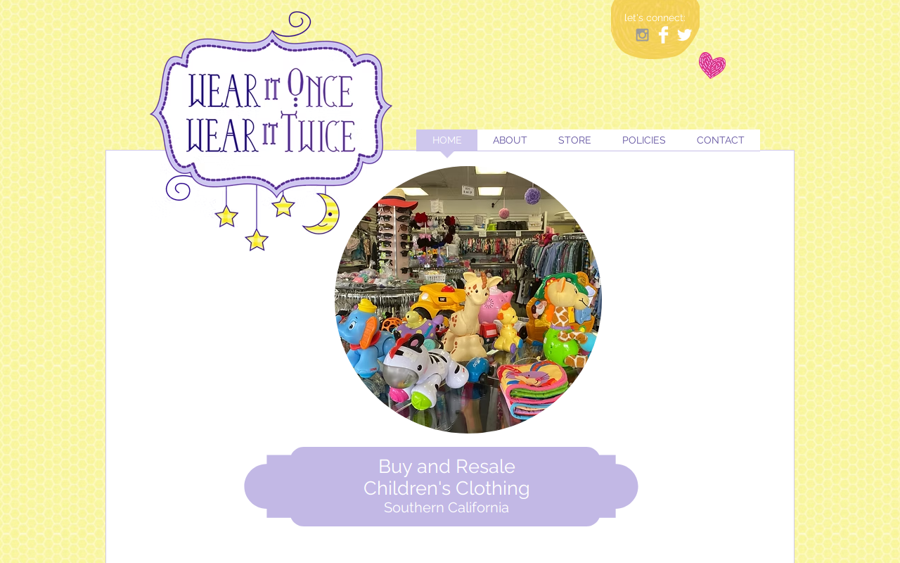 Wear It Once Wear It Twice website preview