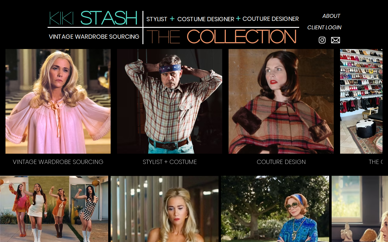 Kiki Stash Collection website preview