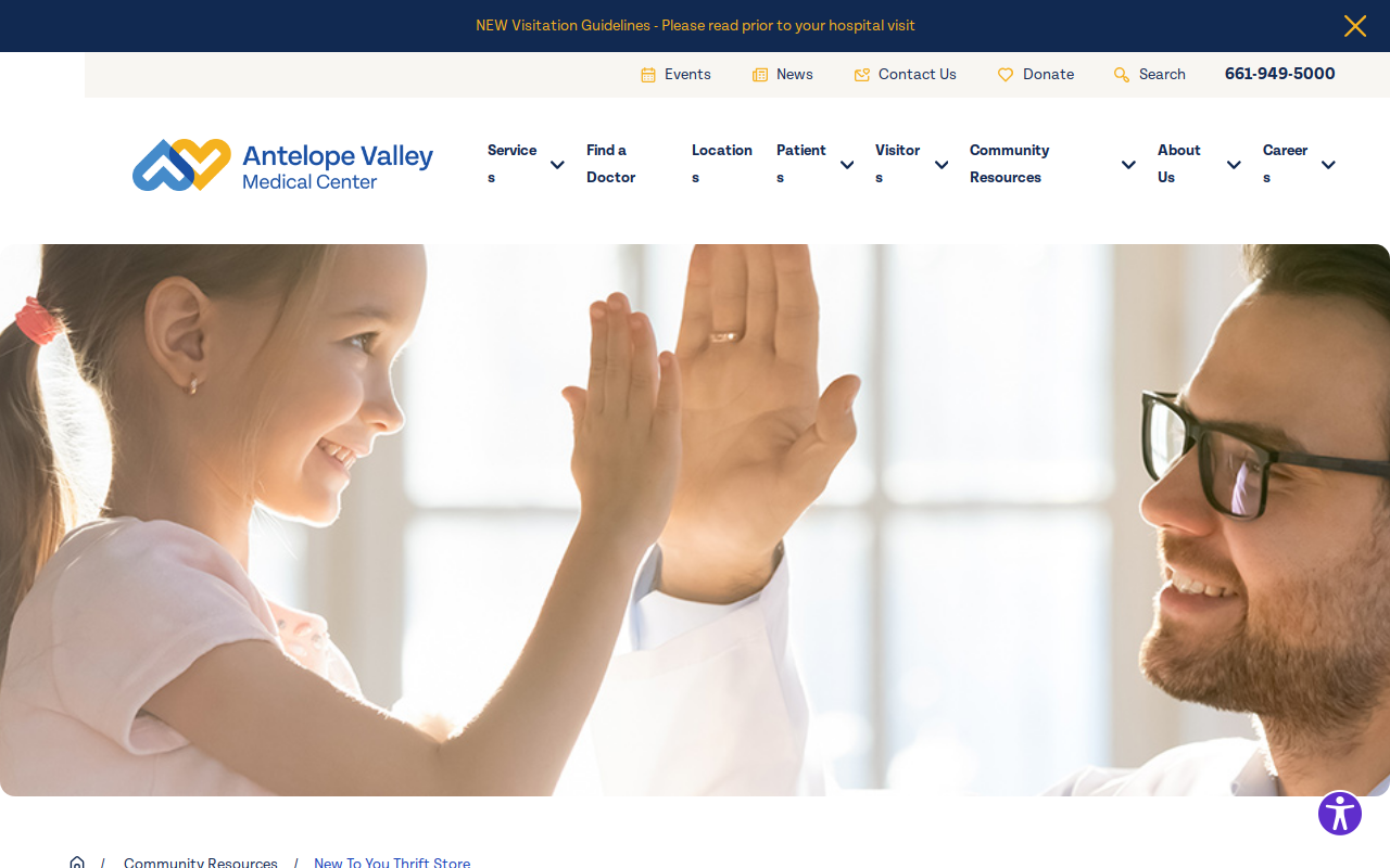 New To You Thrift Store website preview