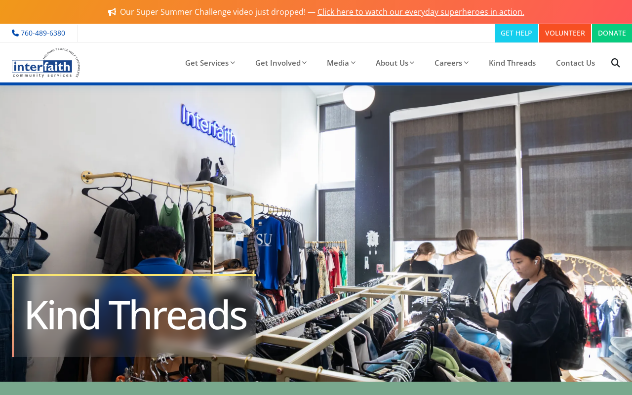 Kind Threads website preview