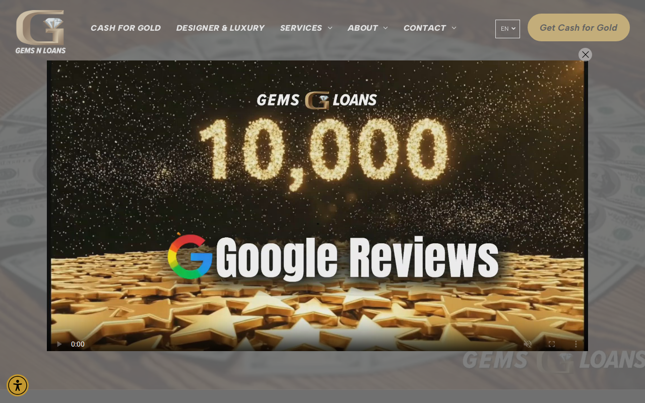 Casino Gold Pawn website preview