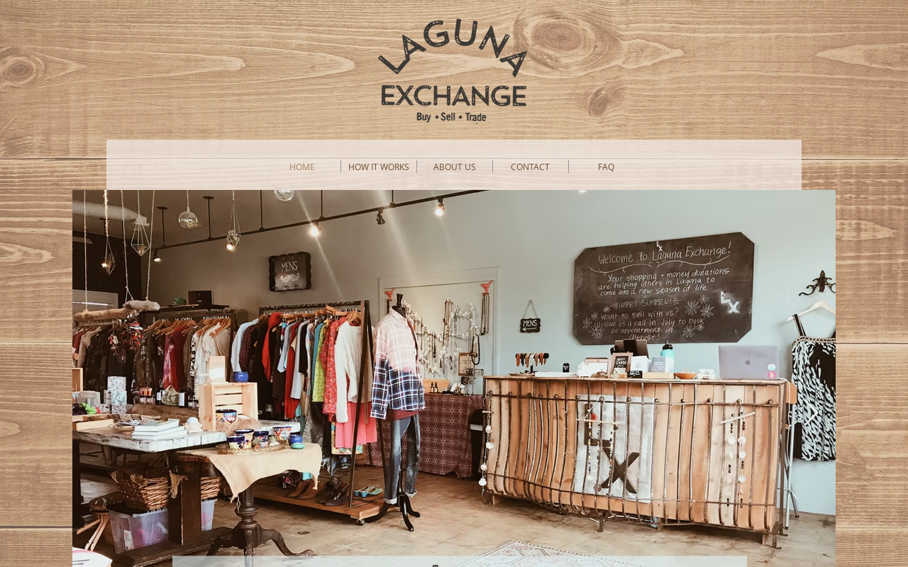 Laguna Exchange website preview