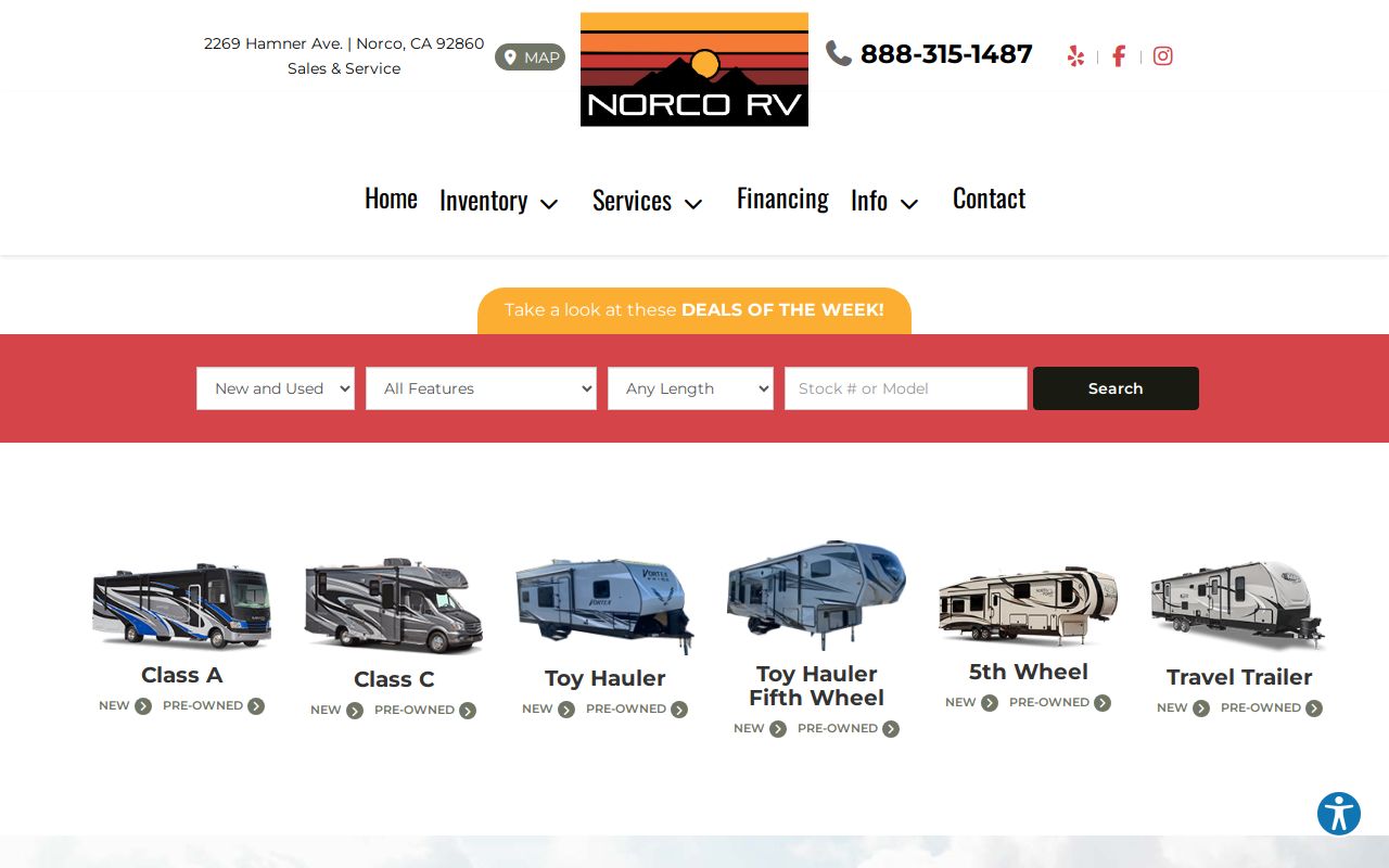 Norco Loan and Jewelry website preview