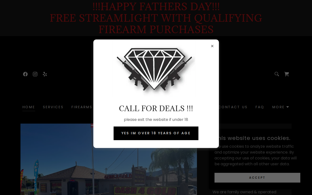 Elsinore Pawn website preview