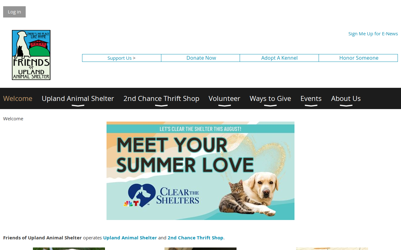 2nd Chance Thrift Shop website preview