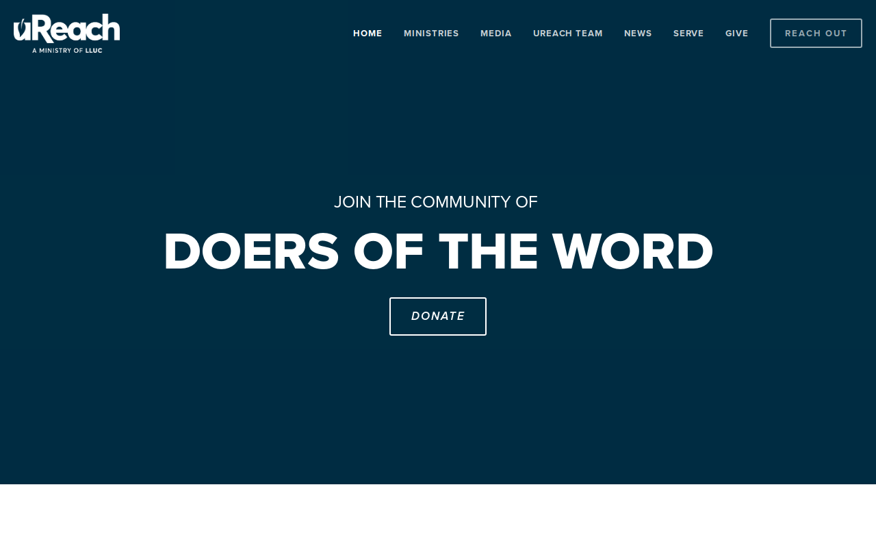 UReach Thrift Store website preview