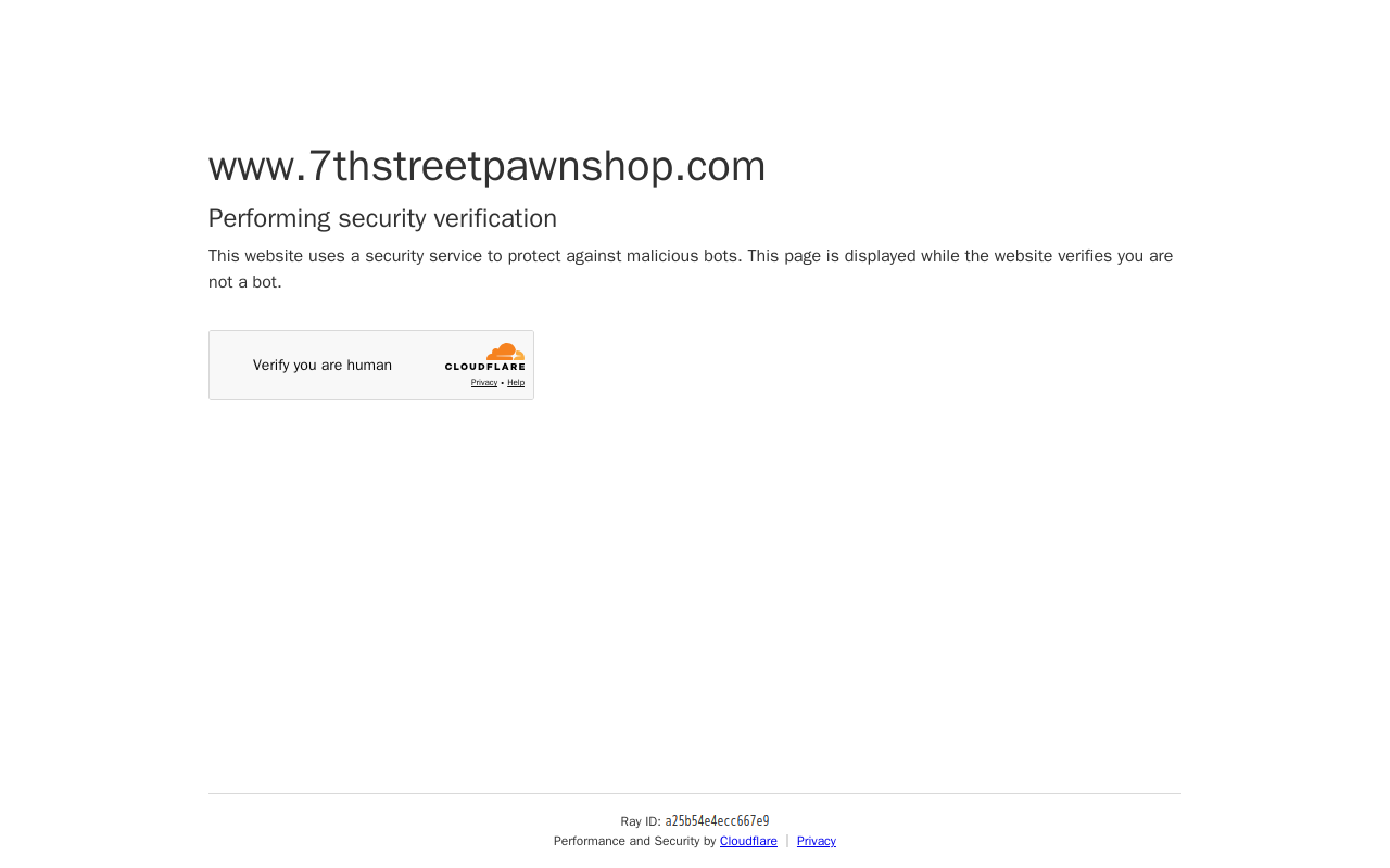 7th Street Pawn Shop website preview