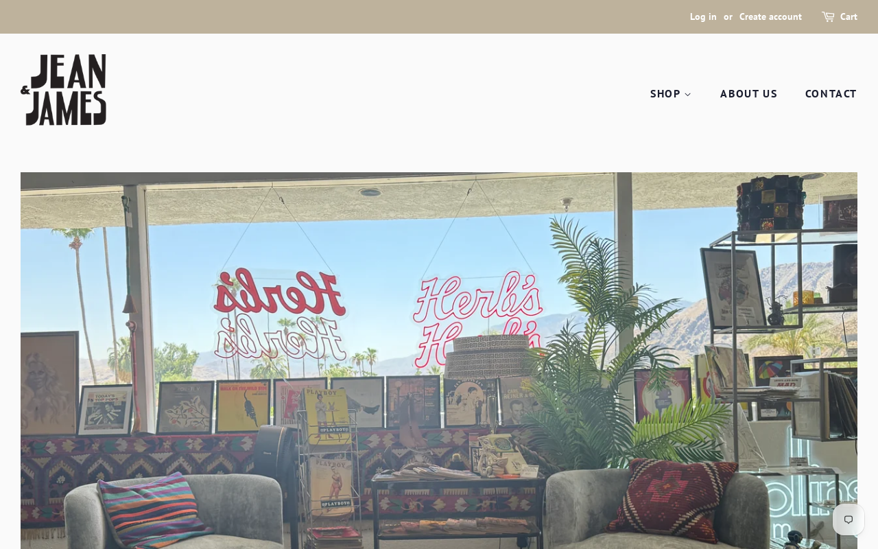 Jean & James | Palm Springs Vintage website preview