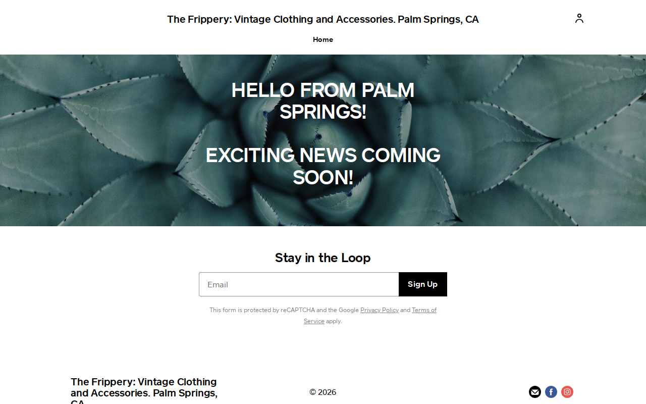 The Frippery website preview