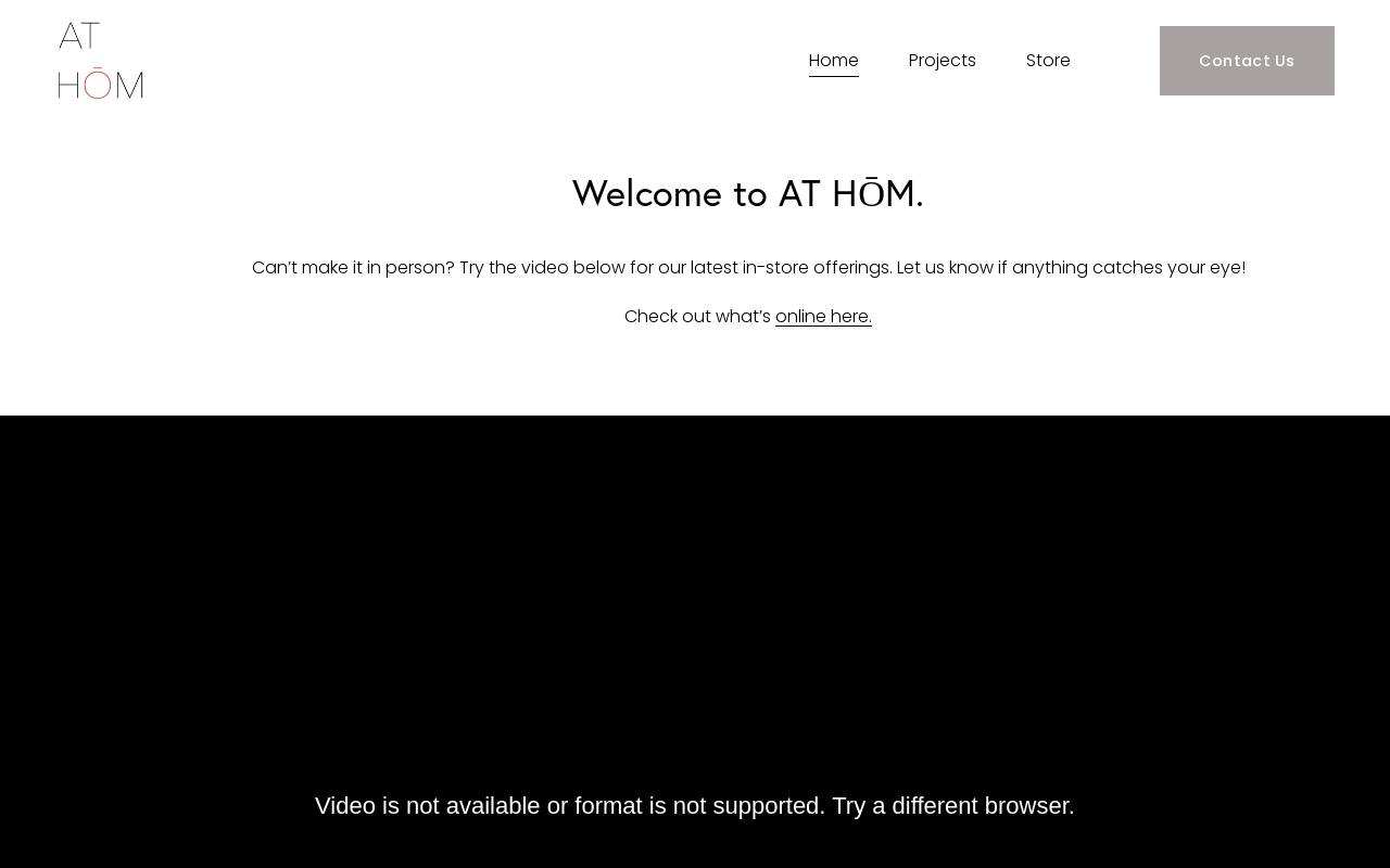 AT HOM PS website preview
