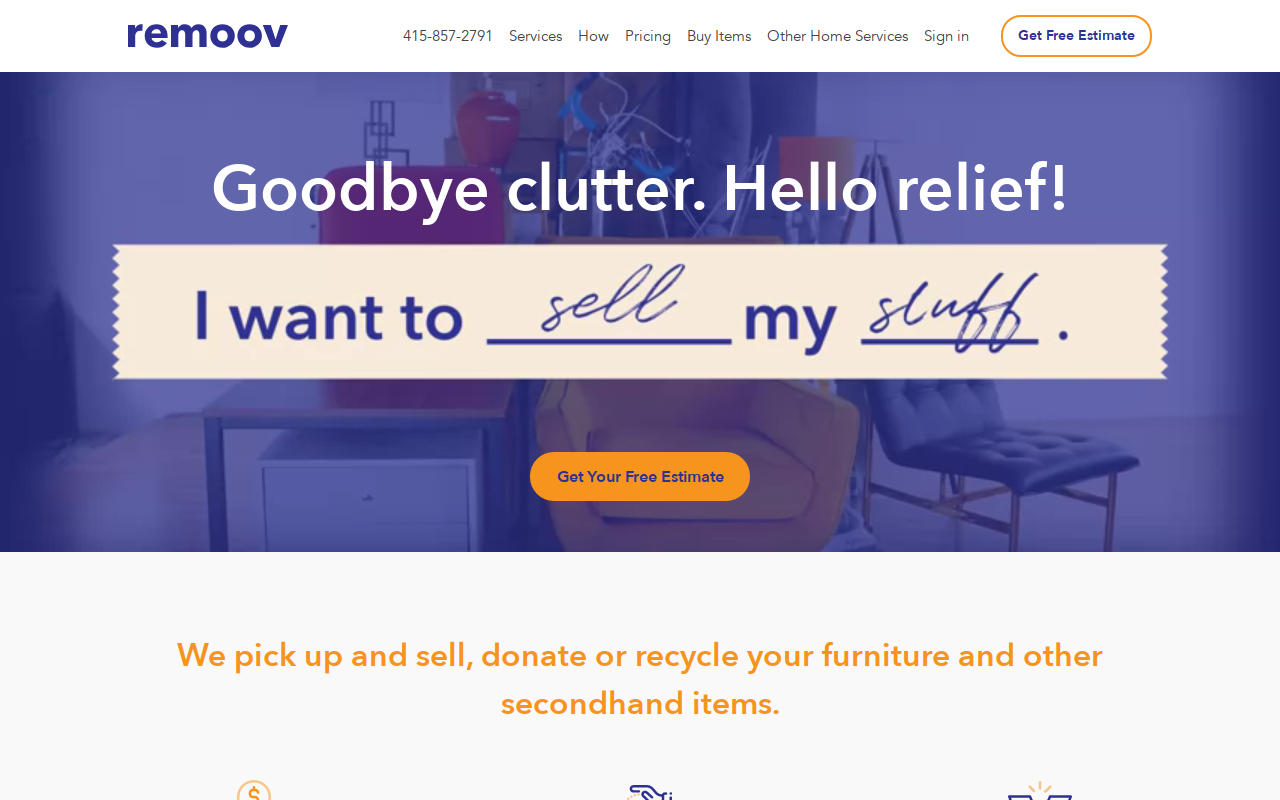 Remoov website preview