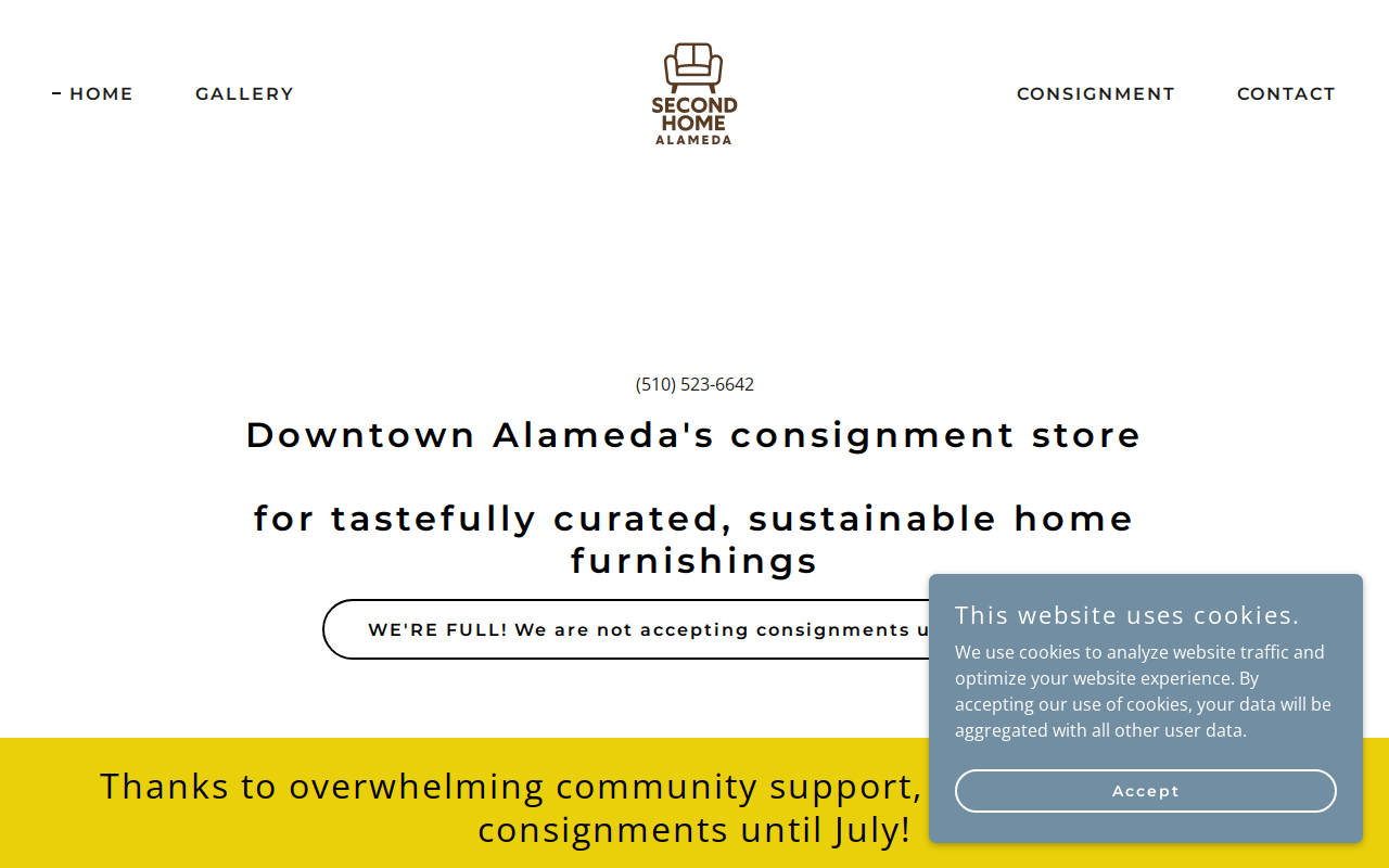 Second Home website preview