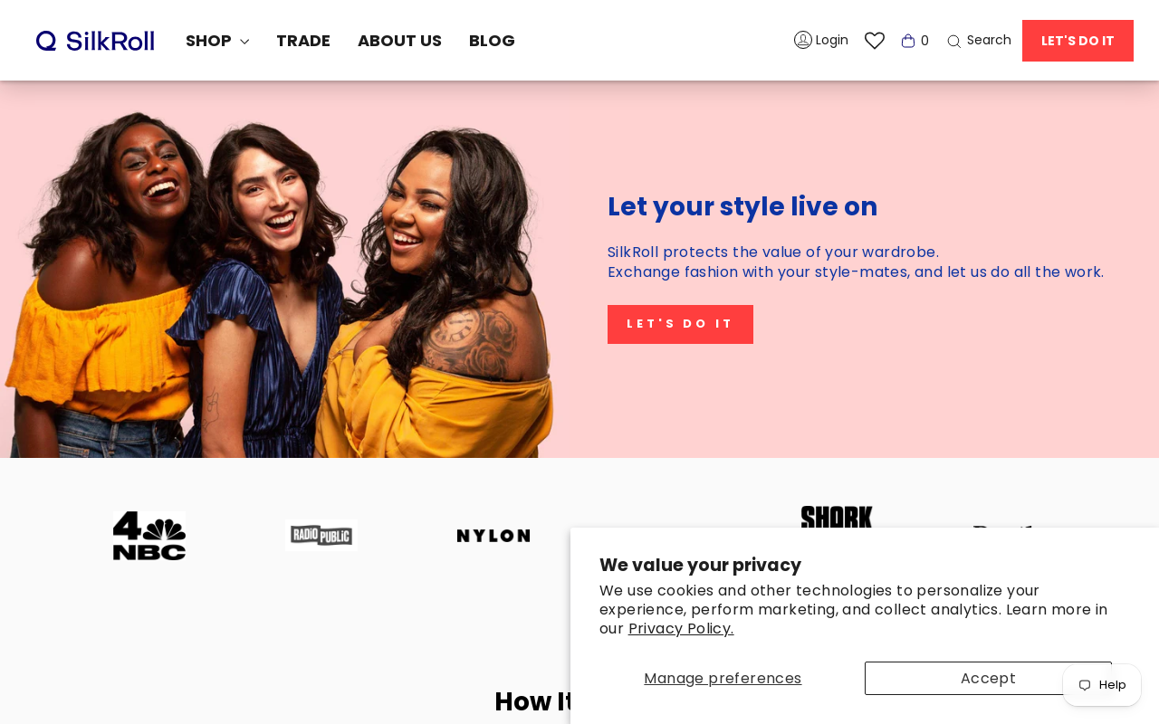 SilkRoll website preview