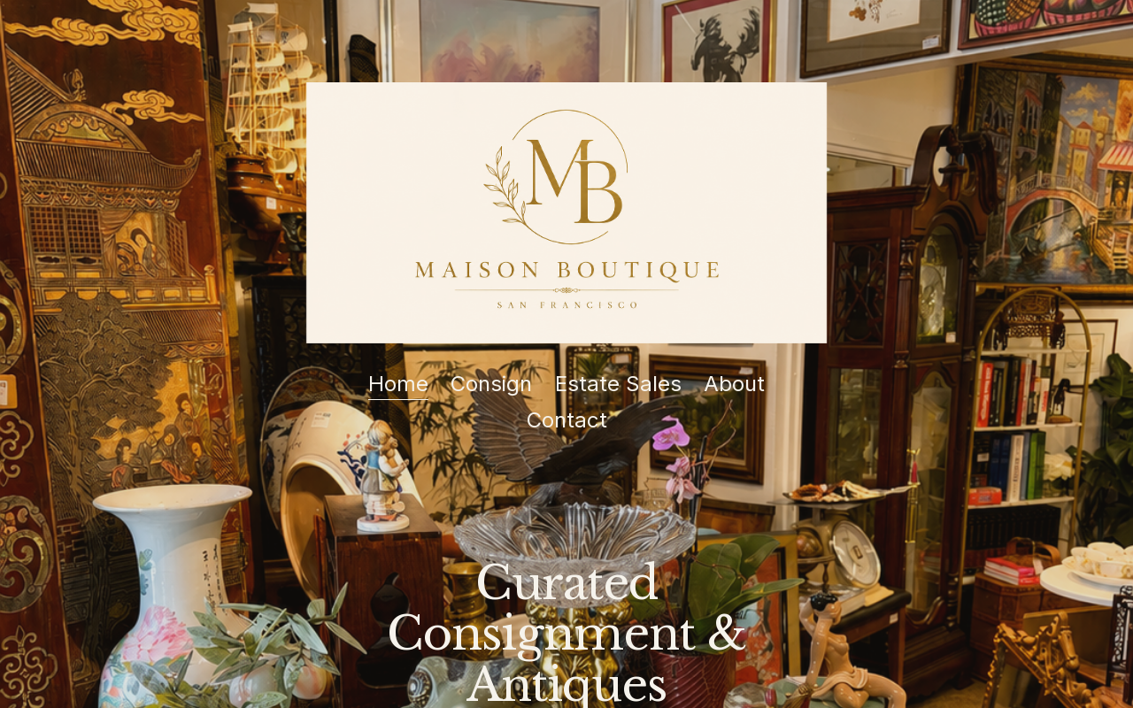 Maison Boutique website preview