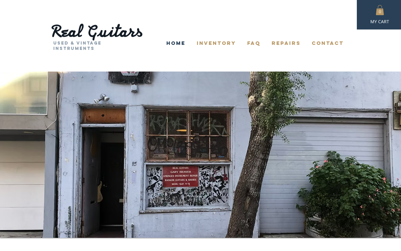 Real Guitars website preview