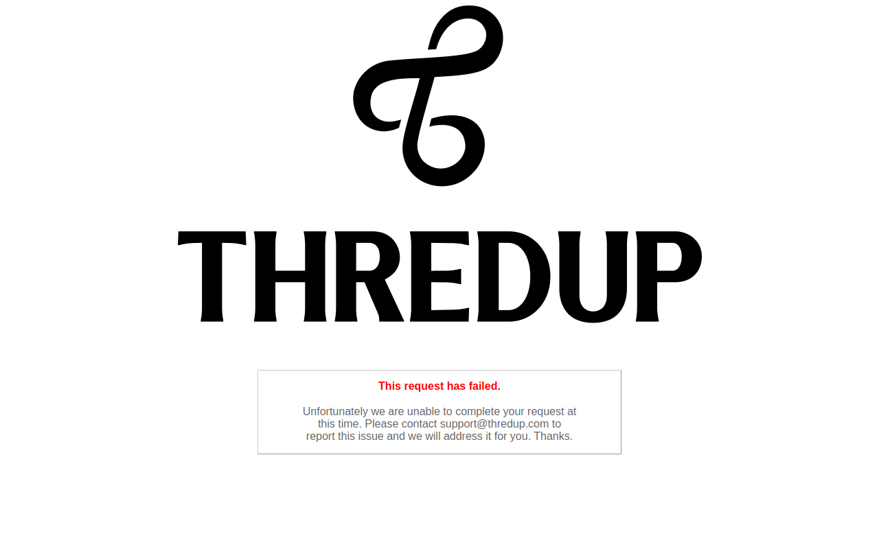 thredUP Retail website preview
