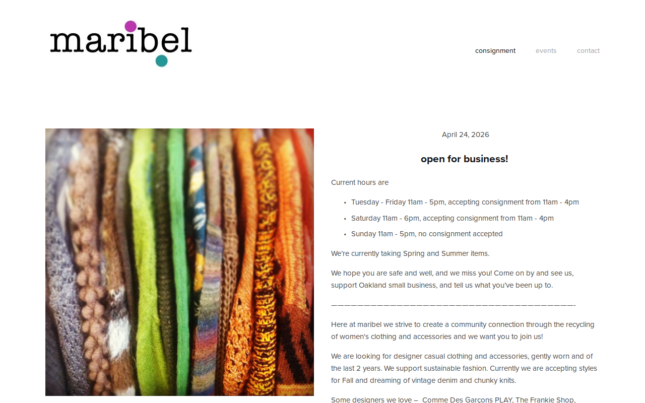 Maribel website preview
