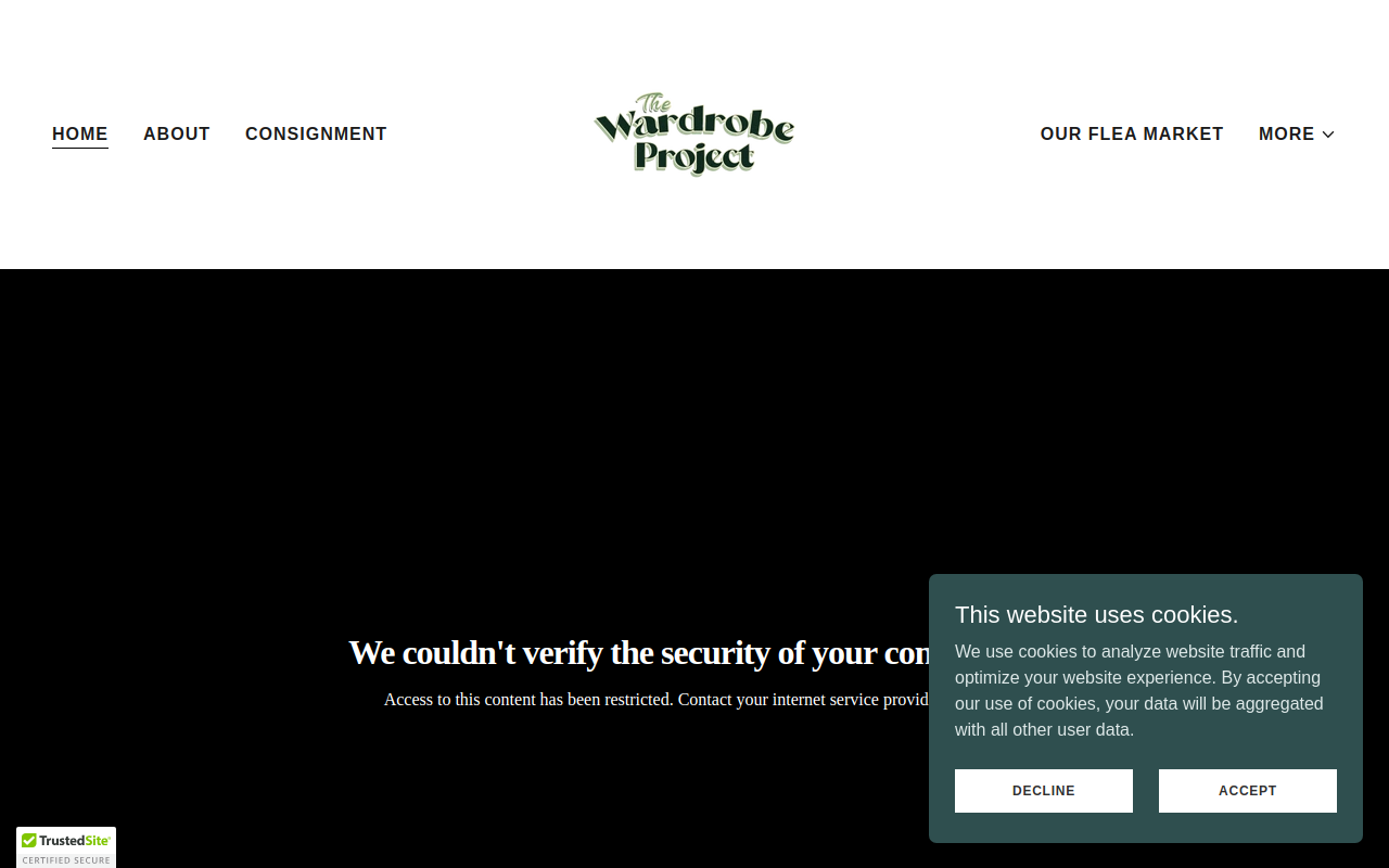 The Wardrobe Project LLC website preview