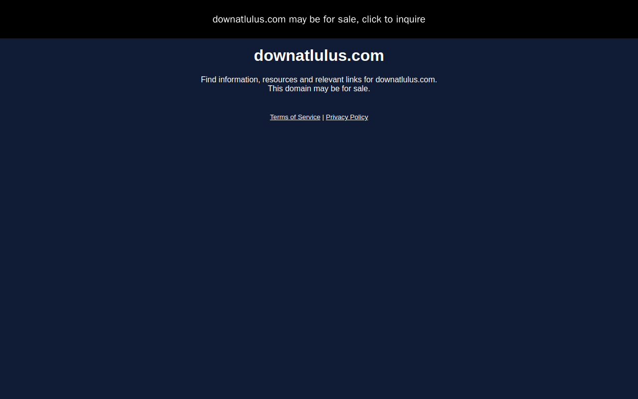 Down At Lulu's website preview
