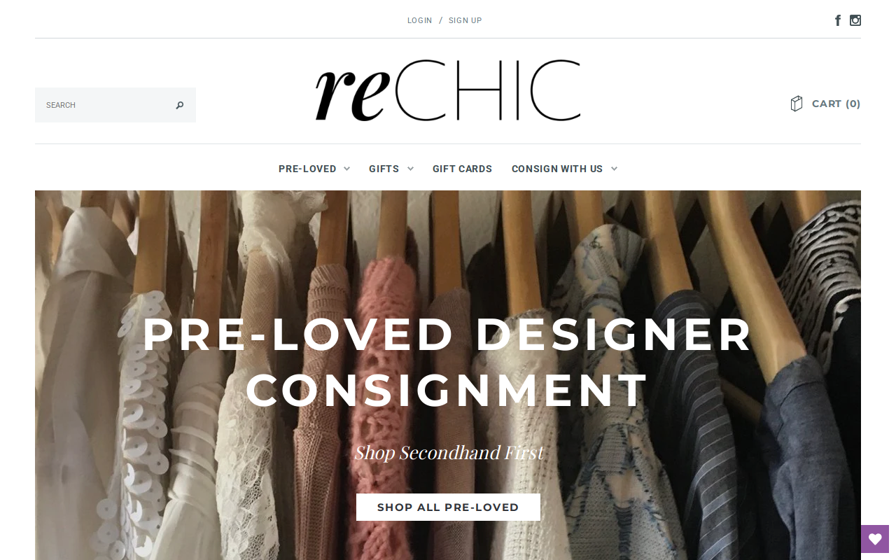 reCHIC website preview