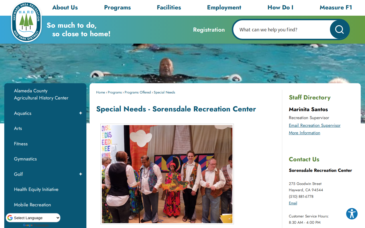Treasure Chest Thrift Shop website preview